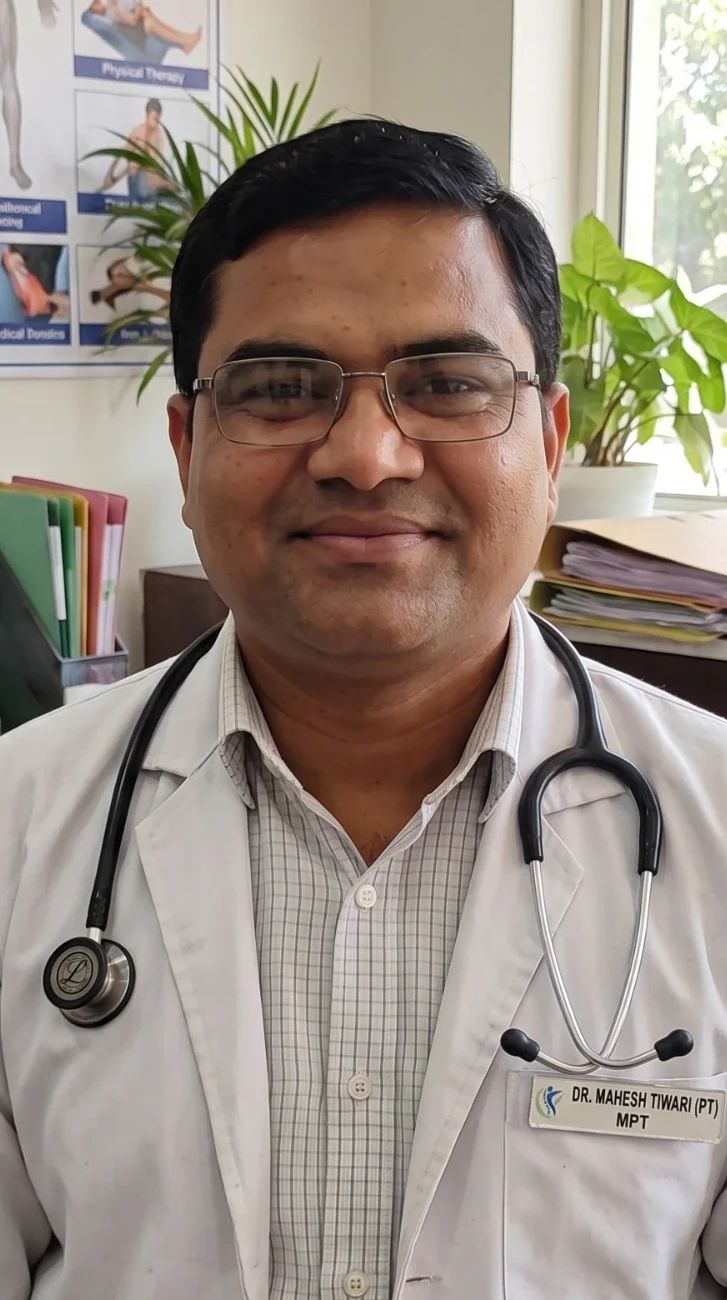 Portrait of Dr. Mahesh Tiwari, Clinic Lead at Geeta Krishna Physiotherapy